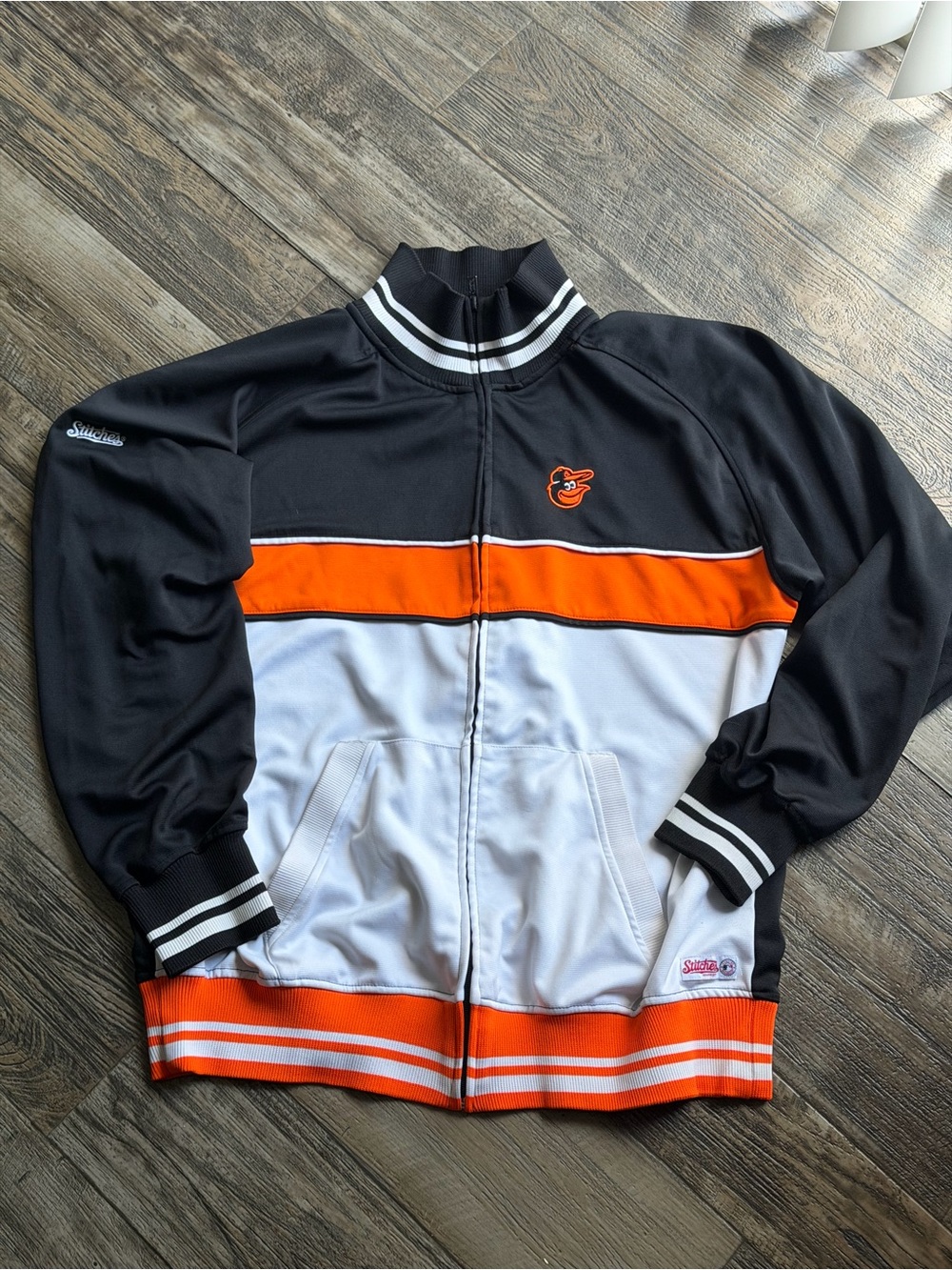 Baltimore Orioles Black & Orange Track Jacket